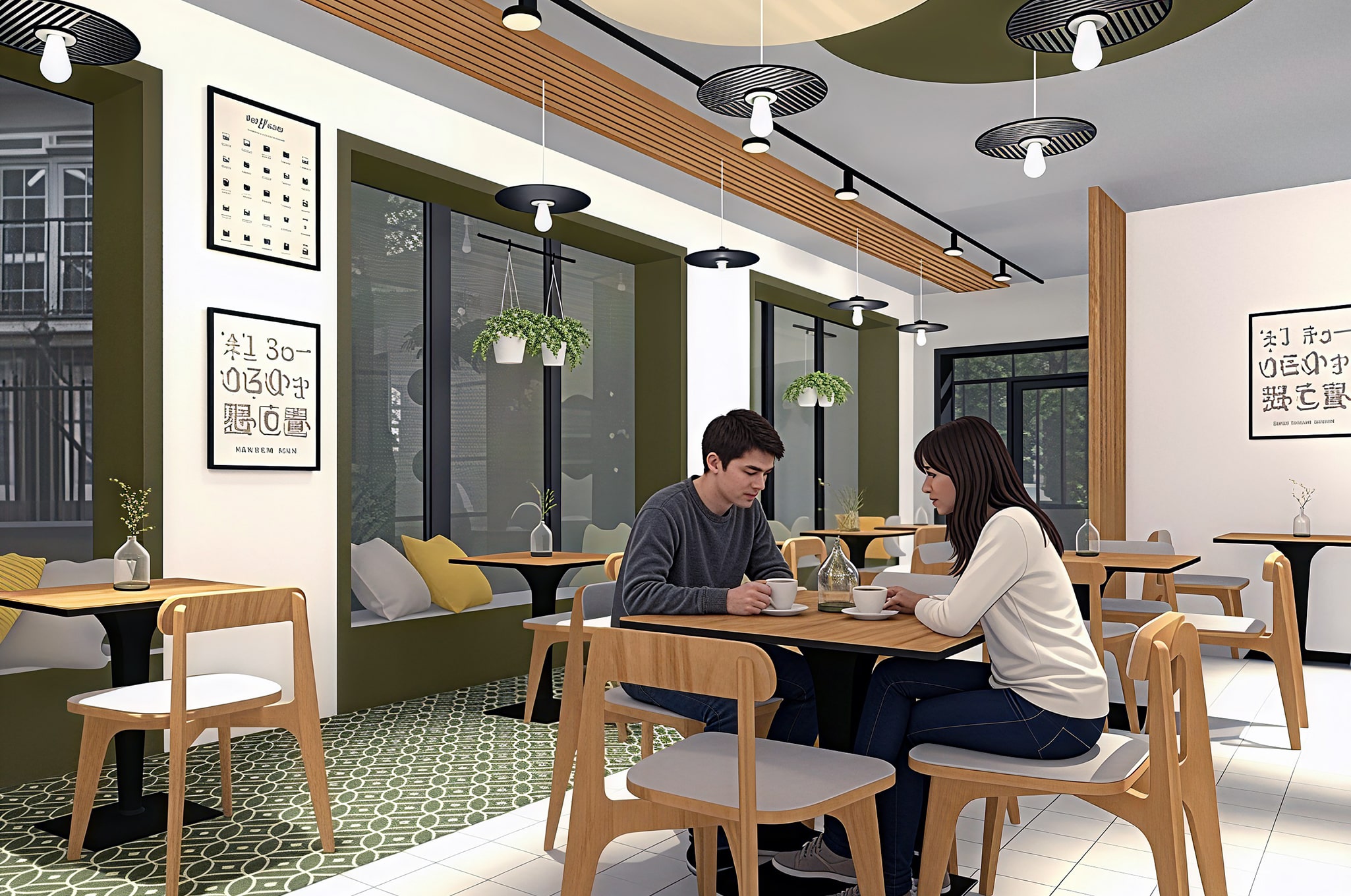 Cafe interior by Amazing Interiors Horeca Cafe interior by Amazing Interiors Horeca