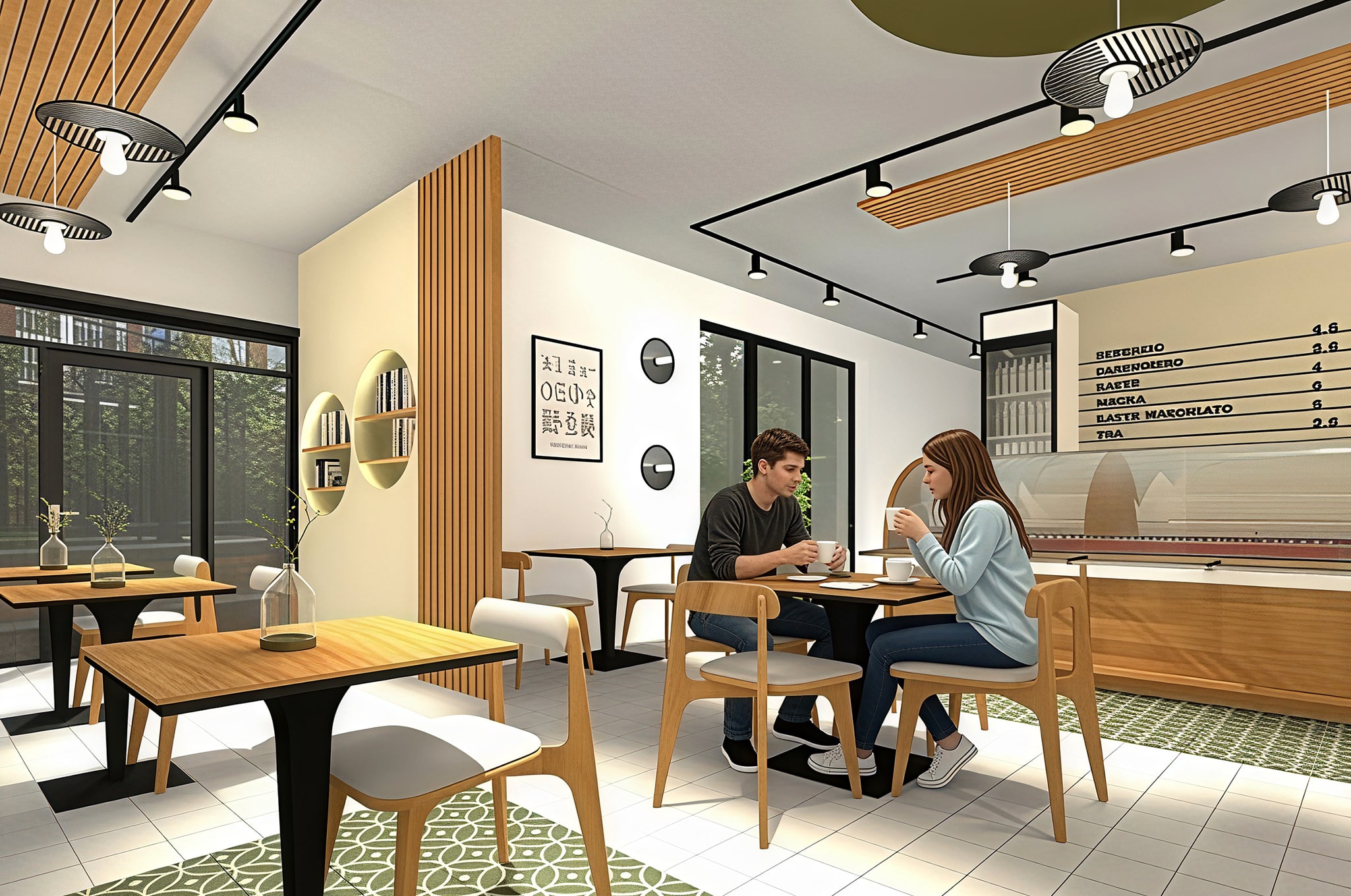 Design of cosy cafe by Amazing Interiors Design of cosy cafe