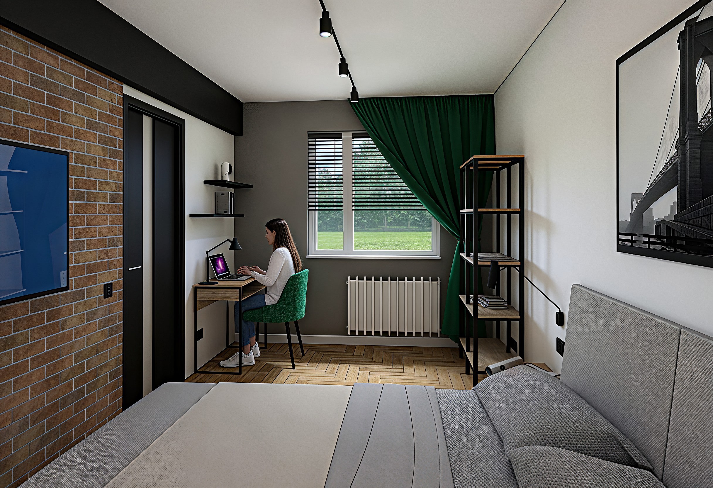 Modern loft interior realization by Amazing Interiors Modern loft interior realization by Amazing Interiors