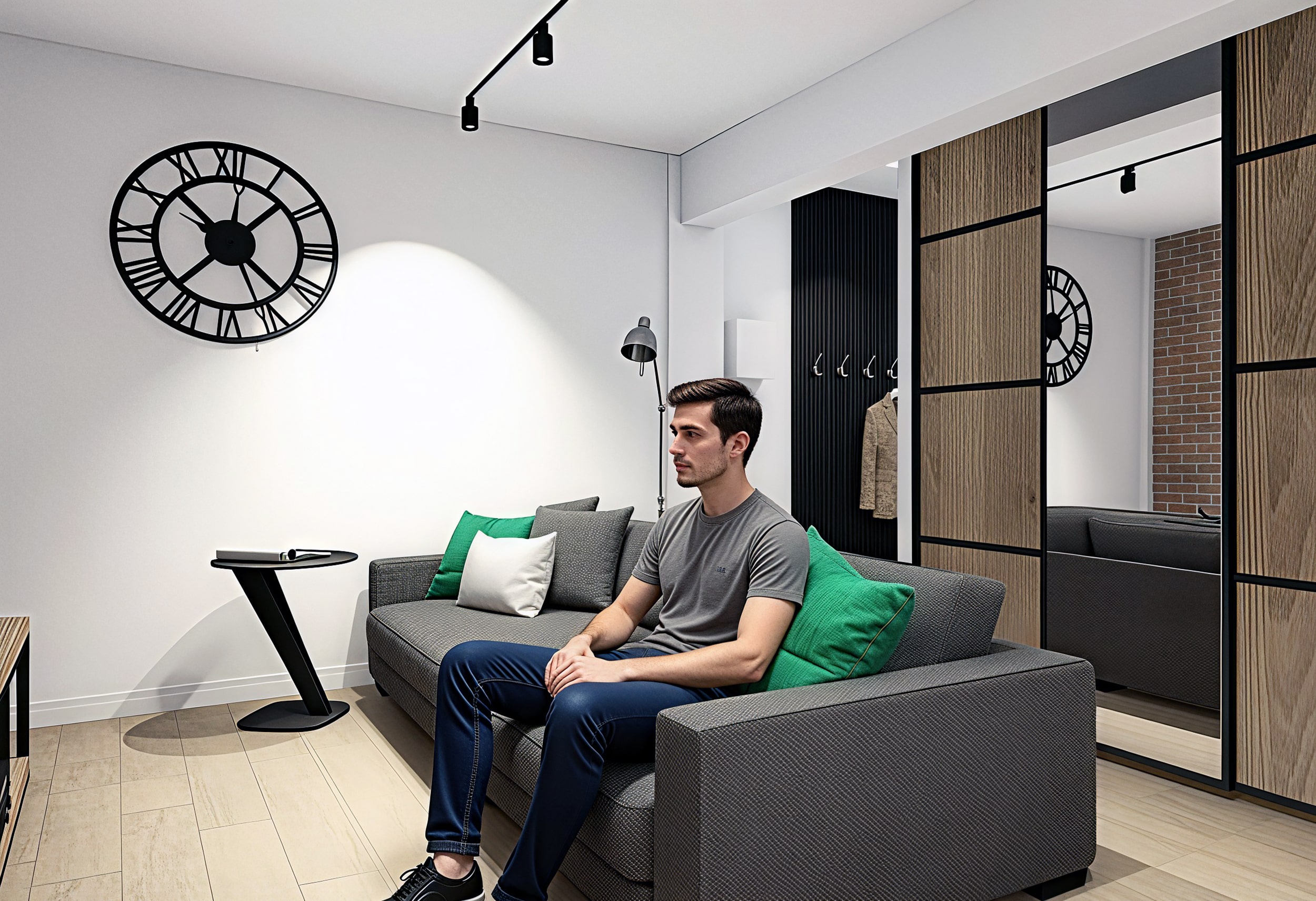 Modern loft interior realization by Amazing Interiors Modern loft interior realization by Amazing Interiors