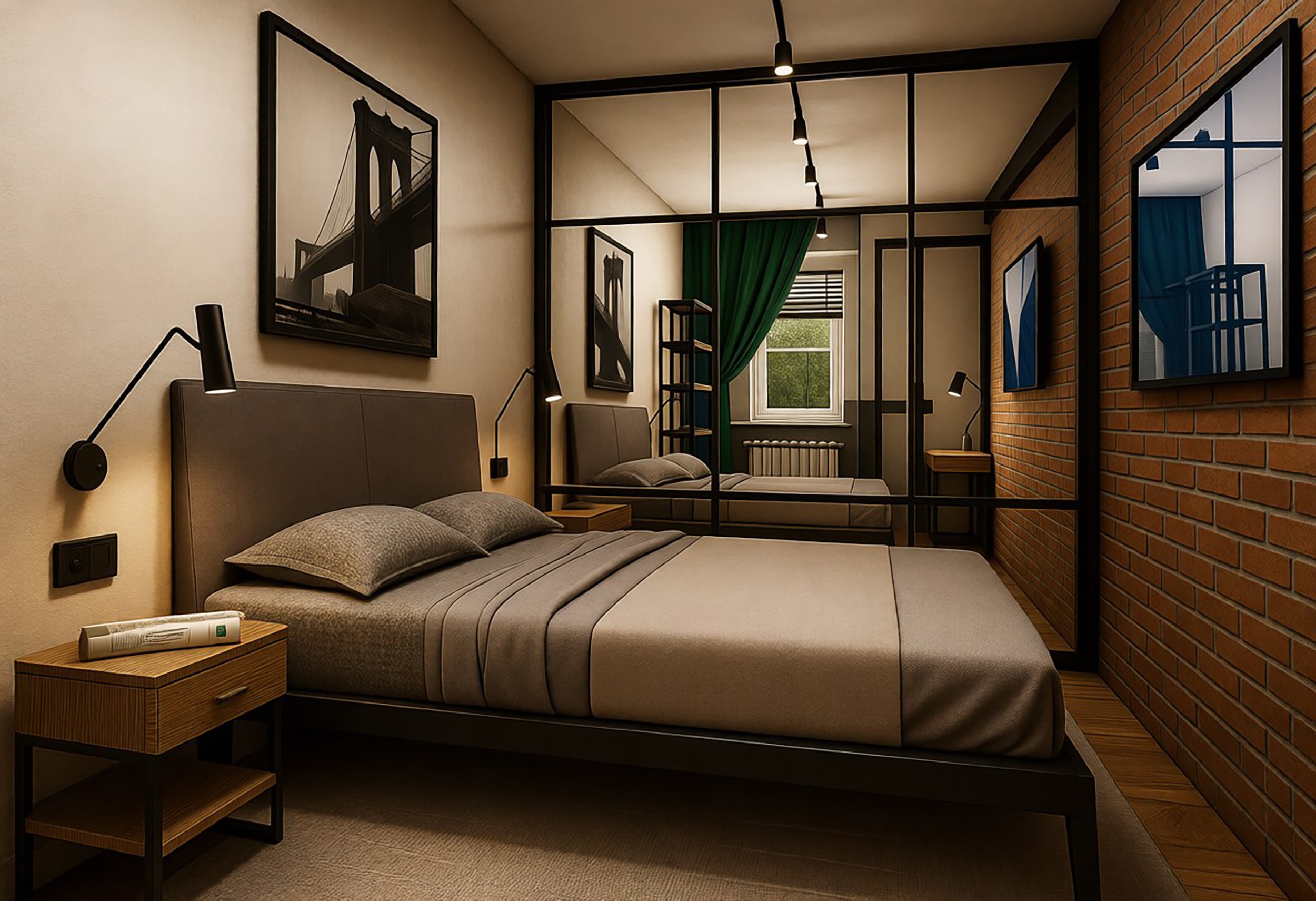 Modern loft interior realization by Amazing Interiors Modern loft interior realization by Amazing Interiors