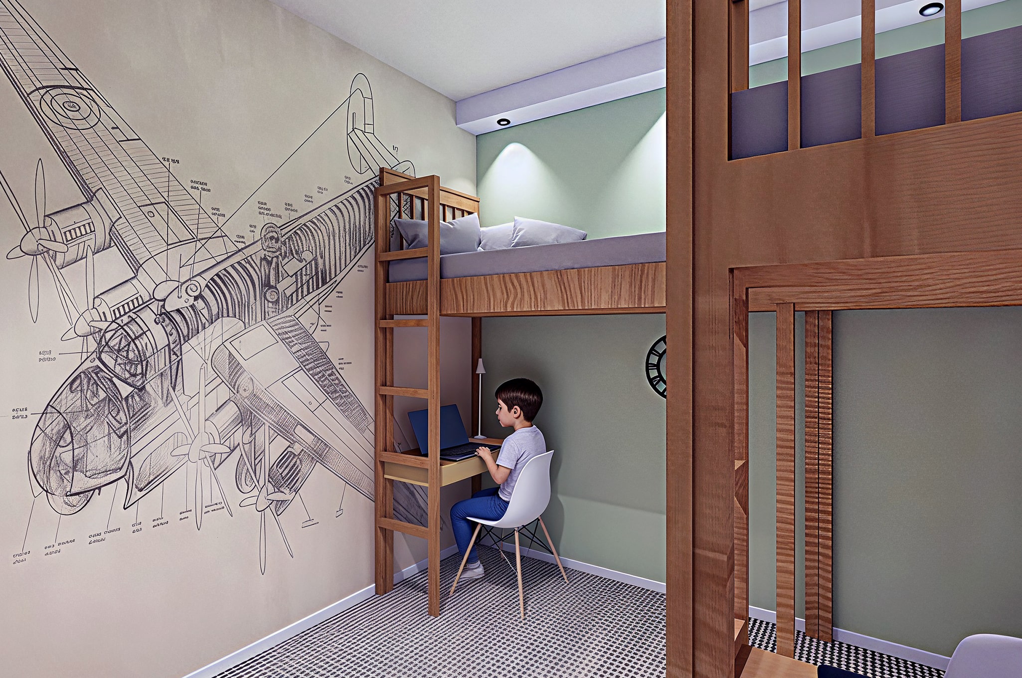 Small flat Interior by Amazing Interiors