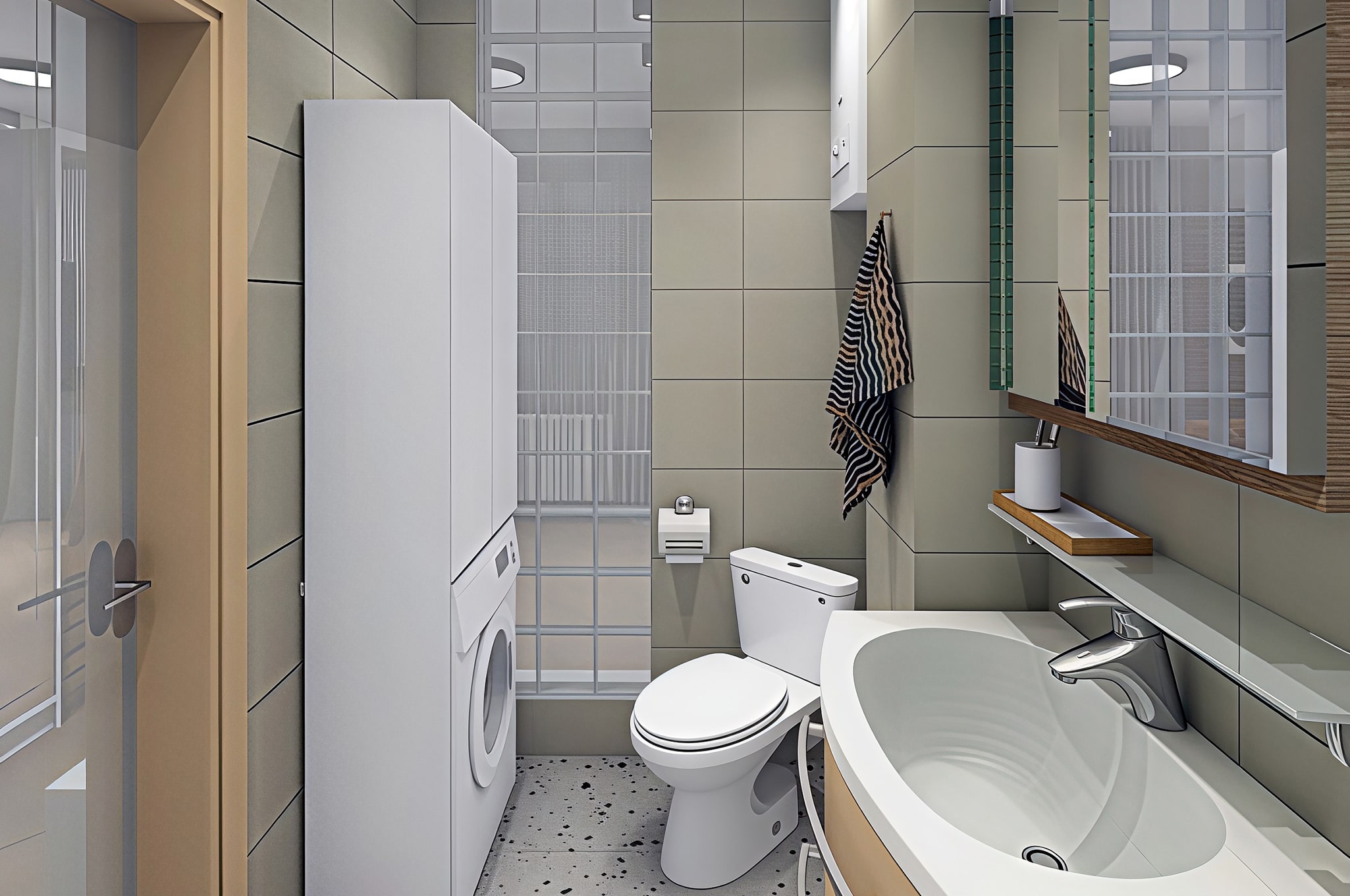 Small flat Interior by Amazing Interiors