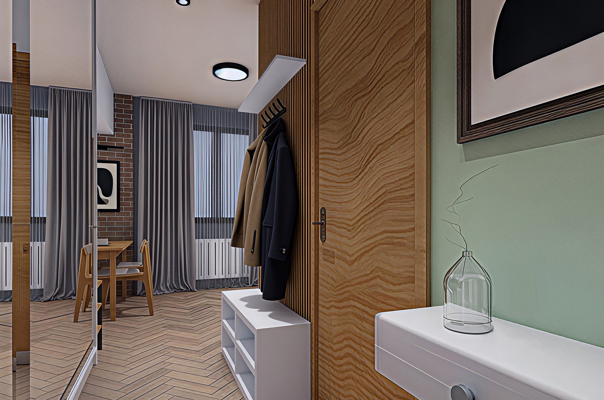 Small flat Interior by Amazing Interiors