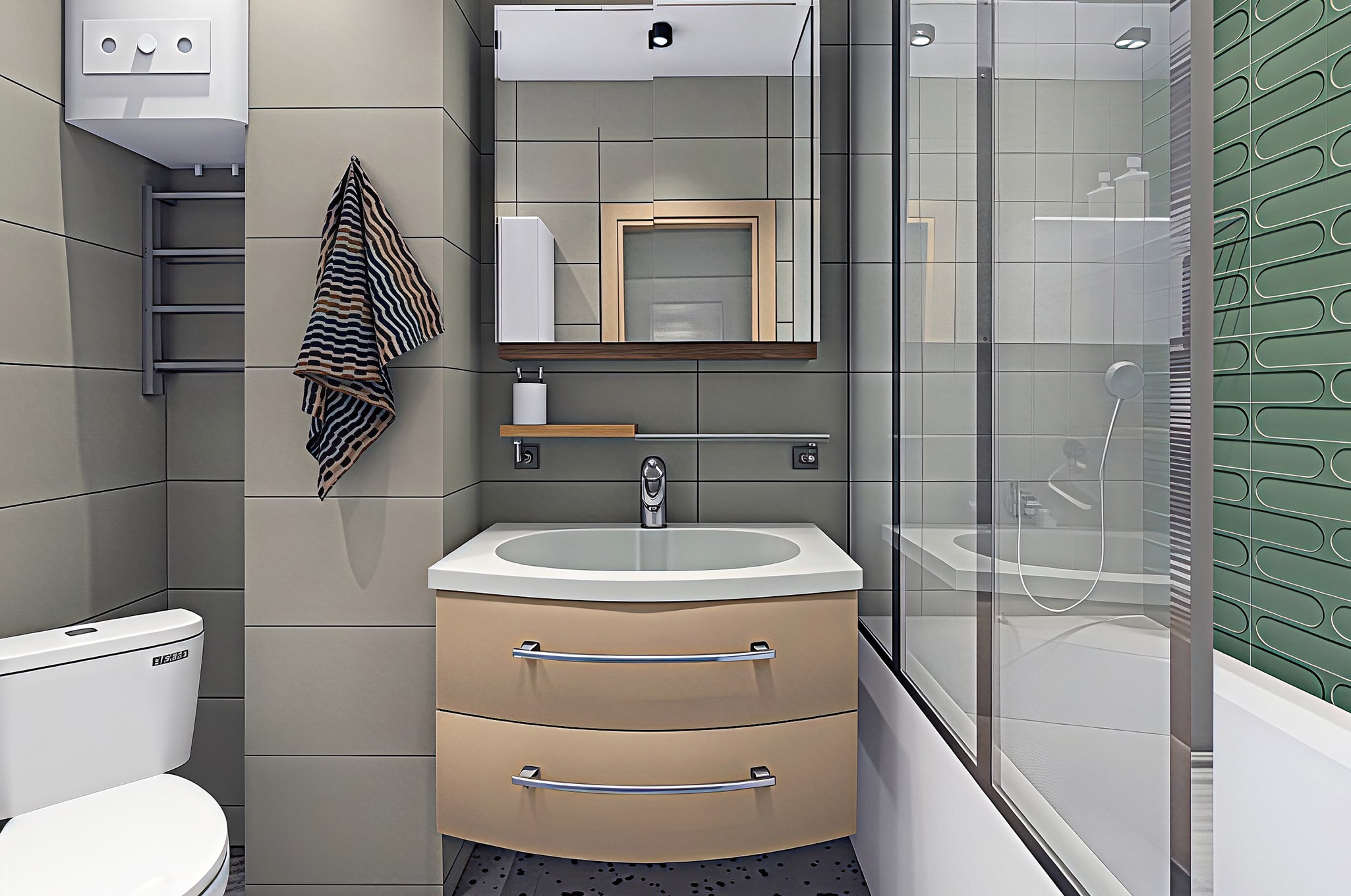 Small flat Interior by Amazing Interiors