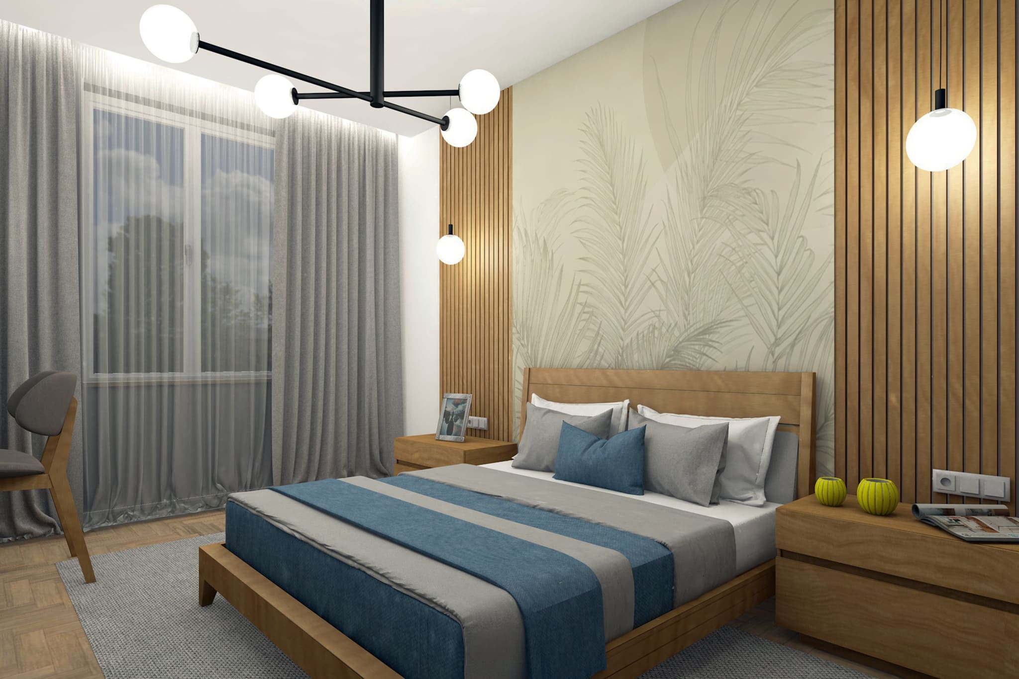 Modern bedroom