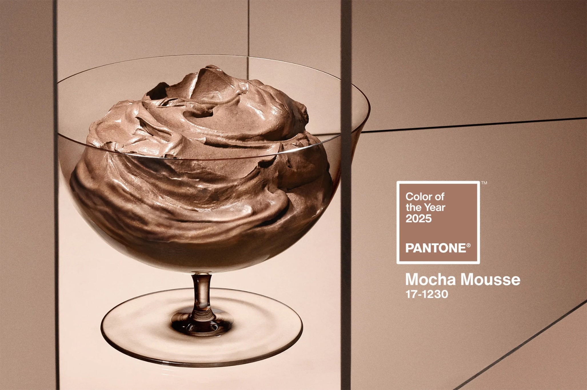 Pantone 2025 Colour of the year - Mocha Mousse