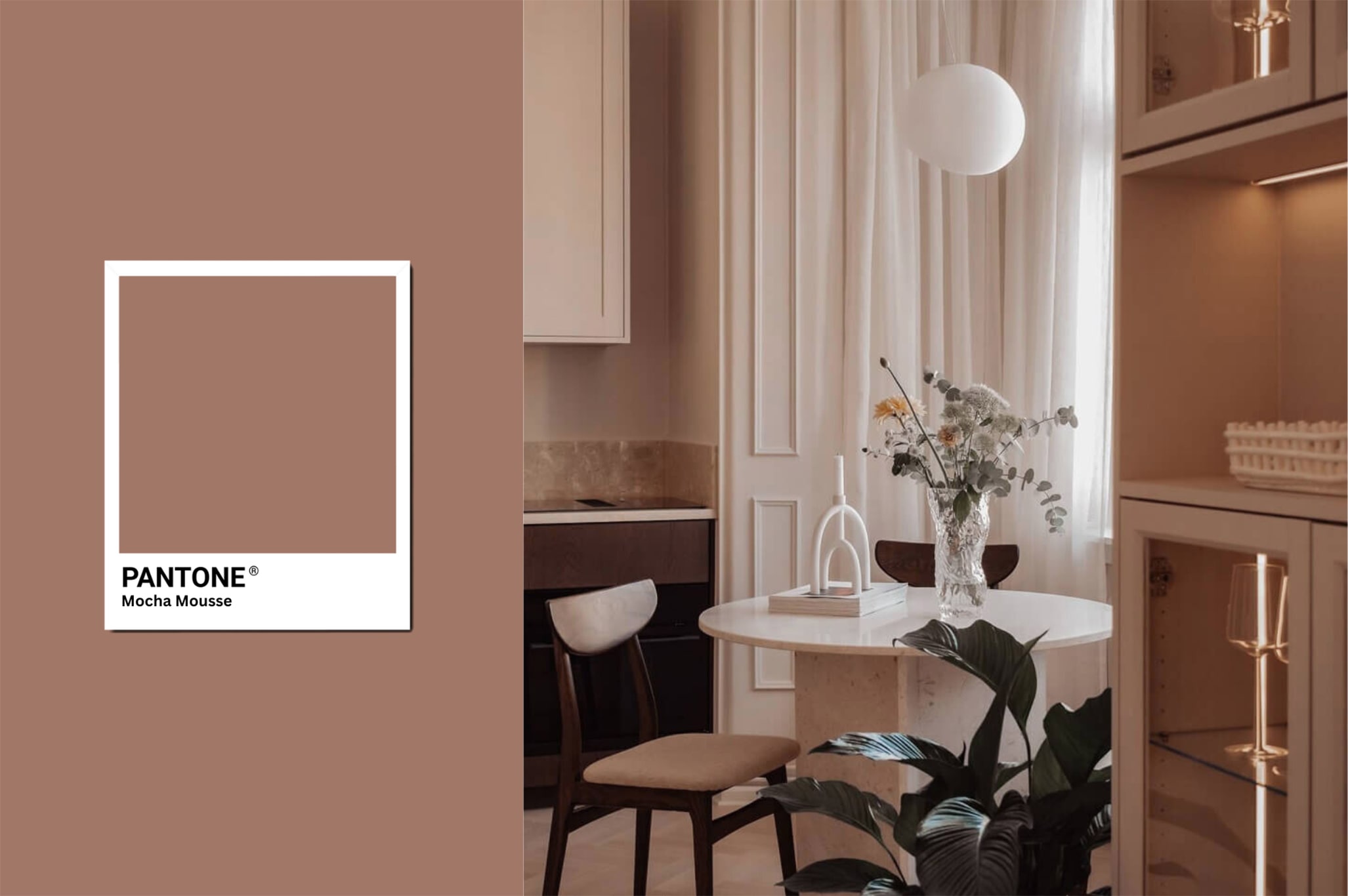 Pantone 2025 Colour of the year - Mocha Mousse