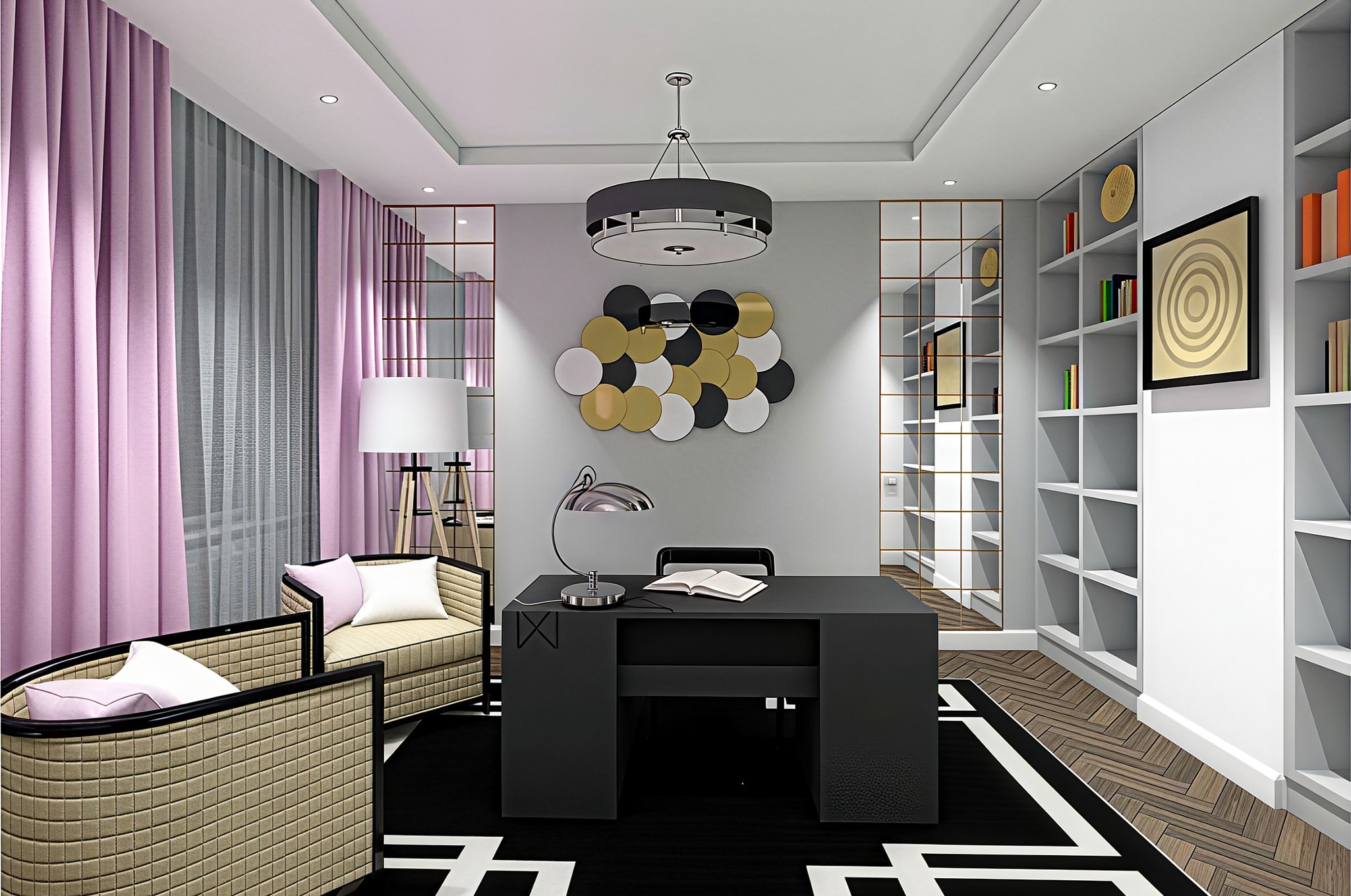 Contemporary interpretation of Art Deco by Amazing Interiors Contemporary interpretation of Art Deco