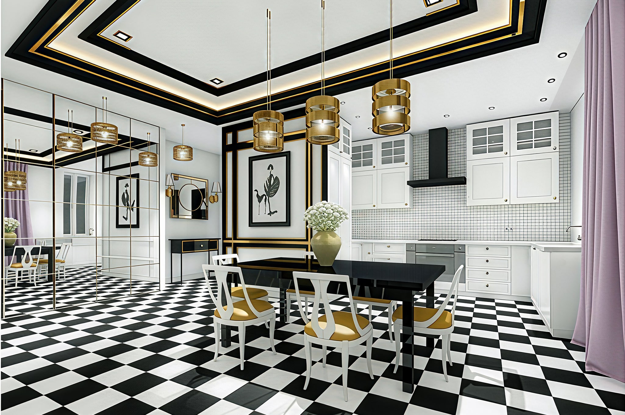 Contemporary interpretation of Art Deco by Amazing Interiors Contemporary interpretation of Art Deco