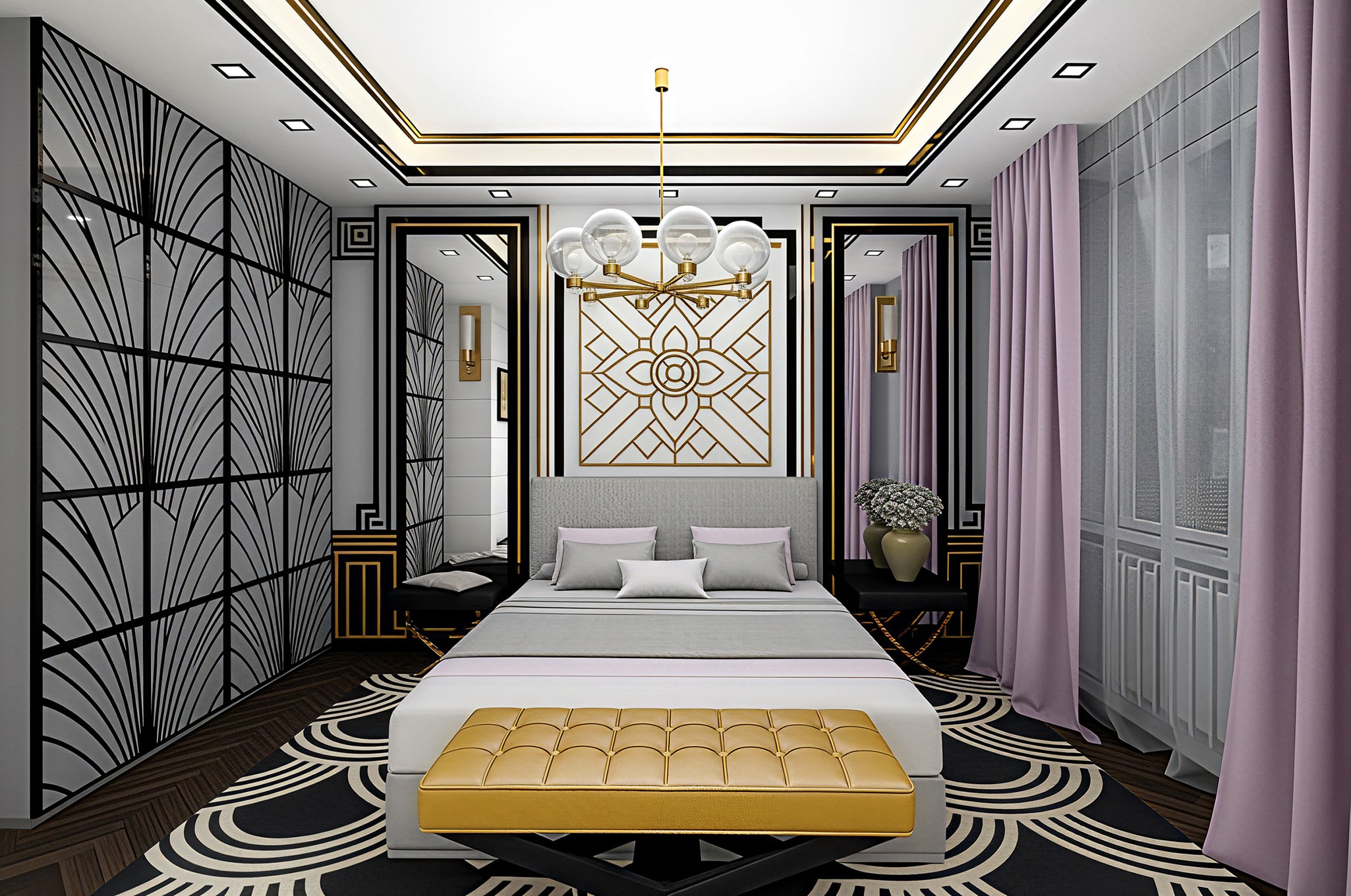 Contemporary interpretation of Art Deco by Amazing Interiors Contemporary interpretation of Art Deco