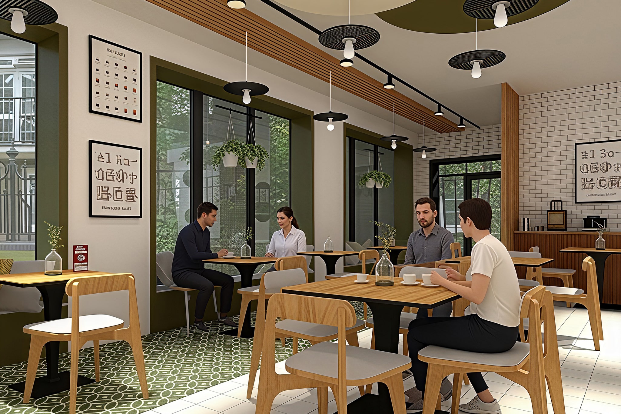 Cafe interior by Amazing Interiors Horeca Cafe interior by Amazing Interiors Horeca