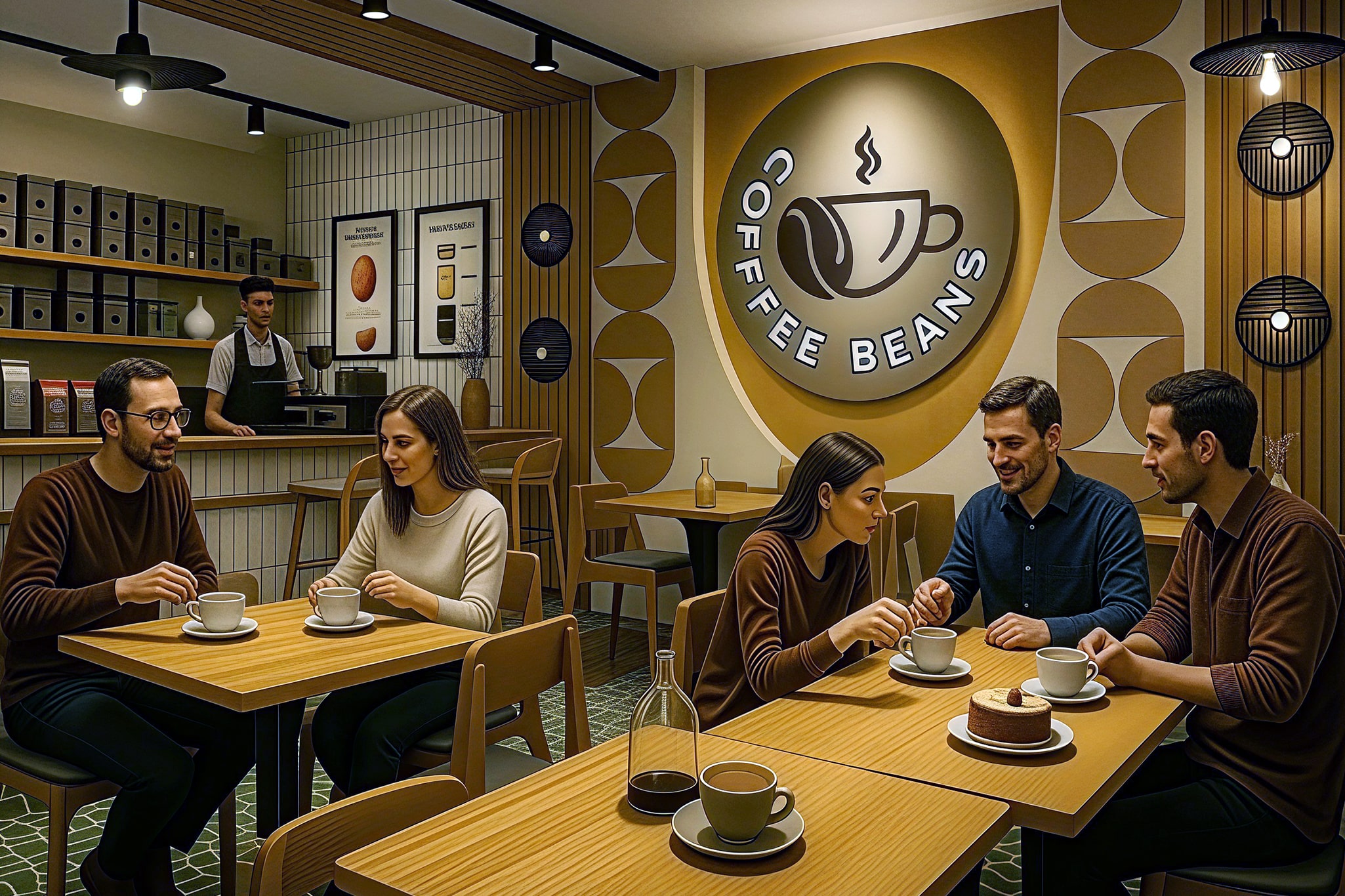 Cafe interior by Amazing Interiors Horeca Cafe interior by Amazing Interiors Horeca