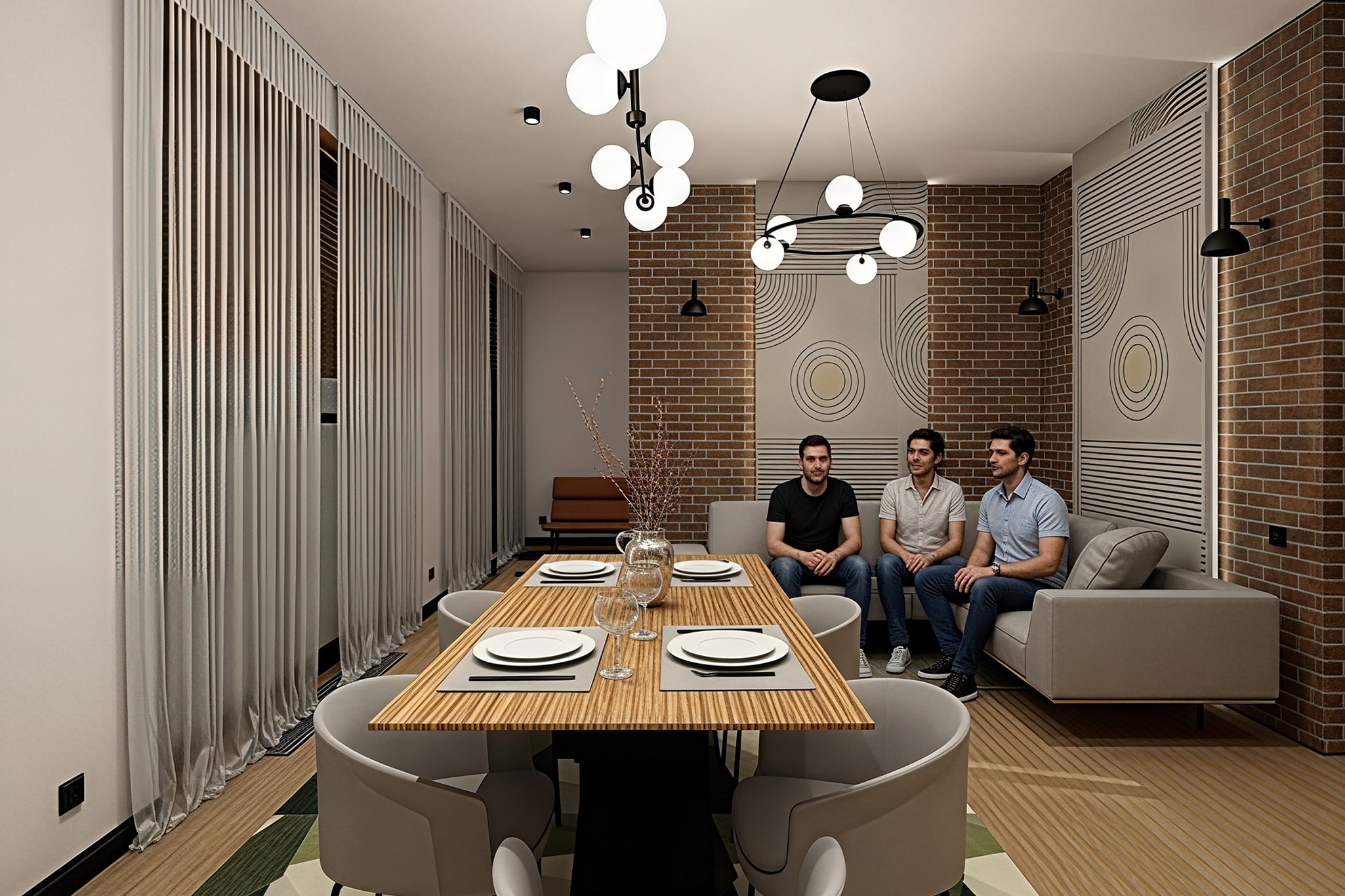 Loft-style room in an apartment by Amazing Interiors