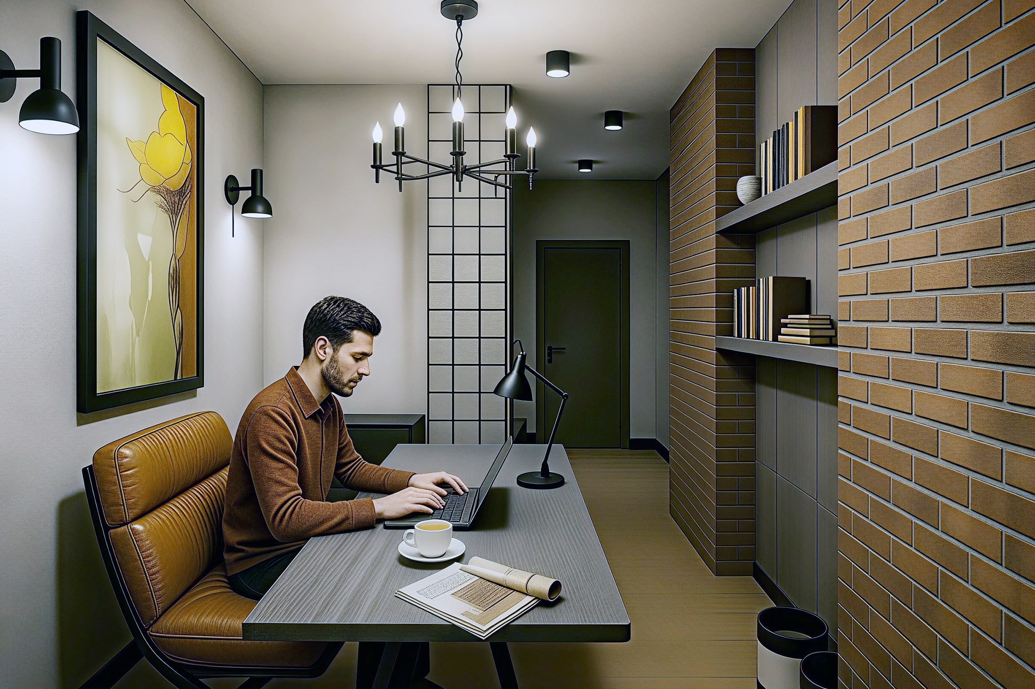 Loft-style room in an apartment by Amazing Interiors