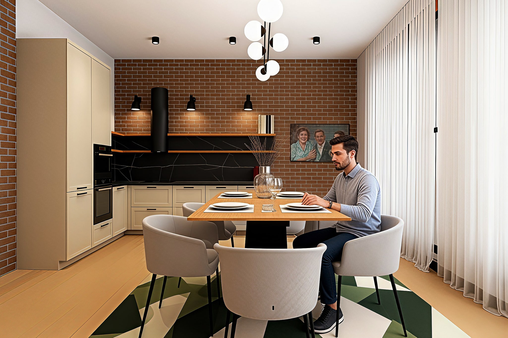 Loft-style room in an apartment by Amazing Interiors