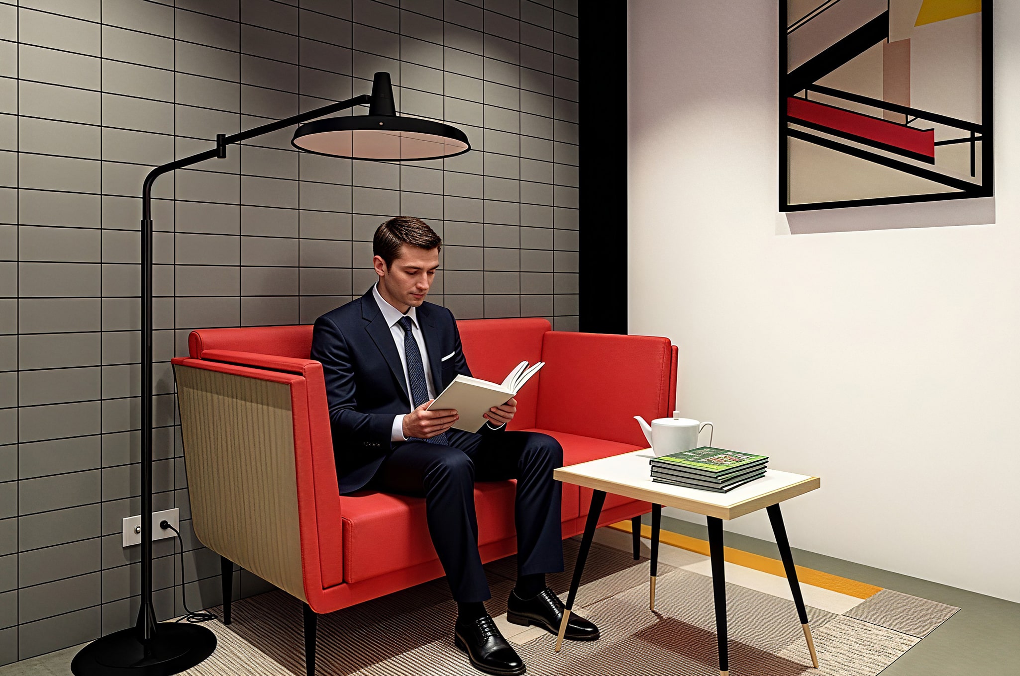 Bauhaus Interior Mondrian-style by Amazing Interiors Bauhaus Interior Mondrian-style by Amazing Interiors