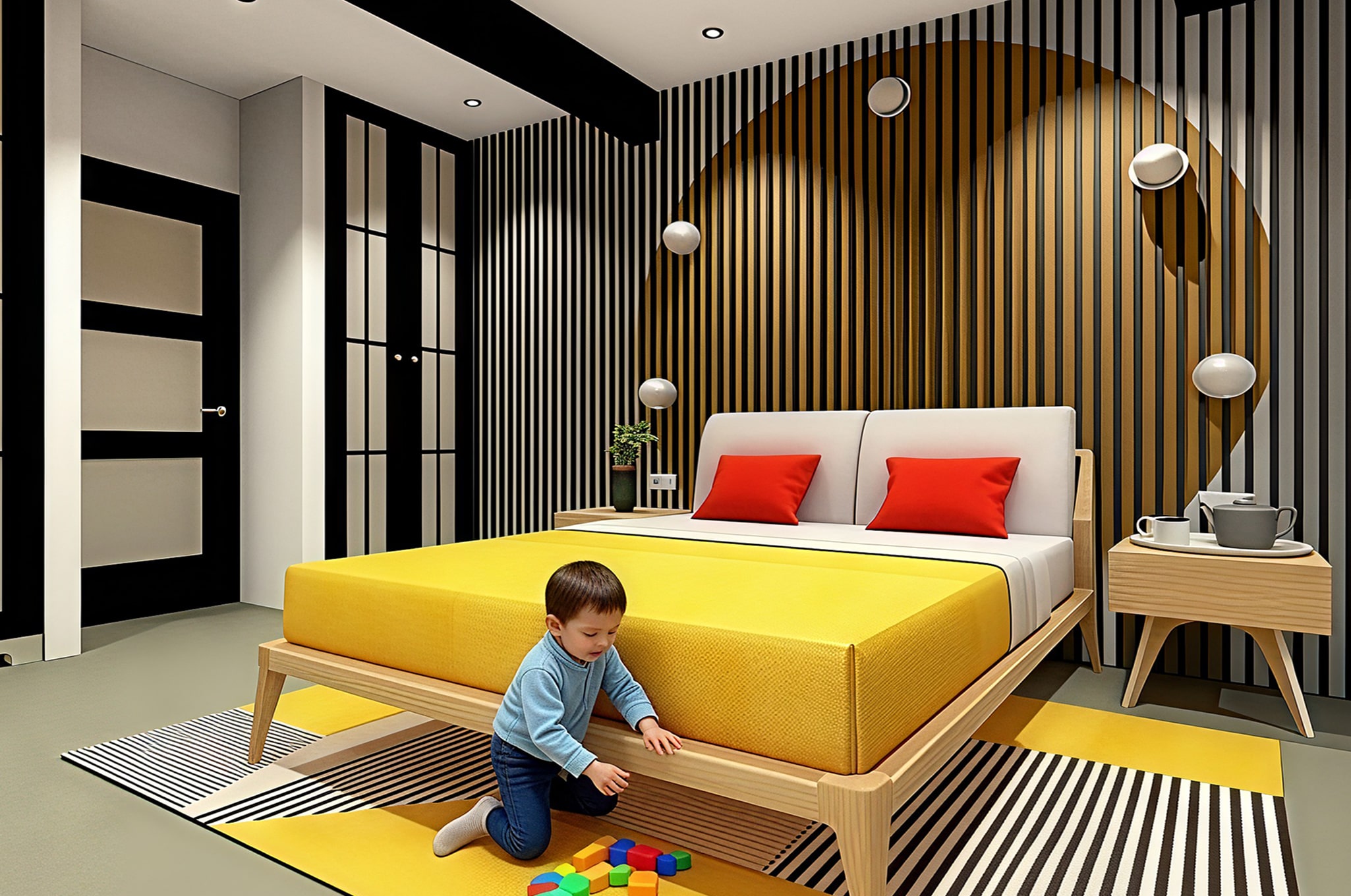 Bauhaus Interior Mondrian-style by Amazing Interiors Bauhaus Interior Mondrian-style by Amazing Interiors