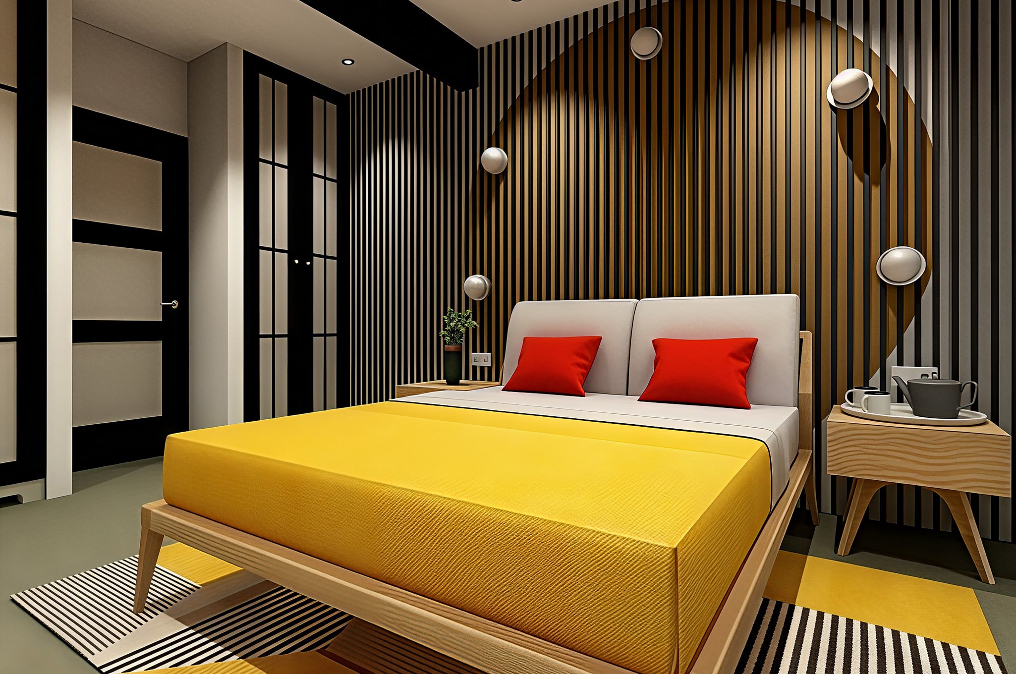 Bauhaus Interior Mondrian-style by Amazing Interiors Bauhaus Interior Mondrian-style by Amazing Interiors