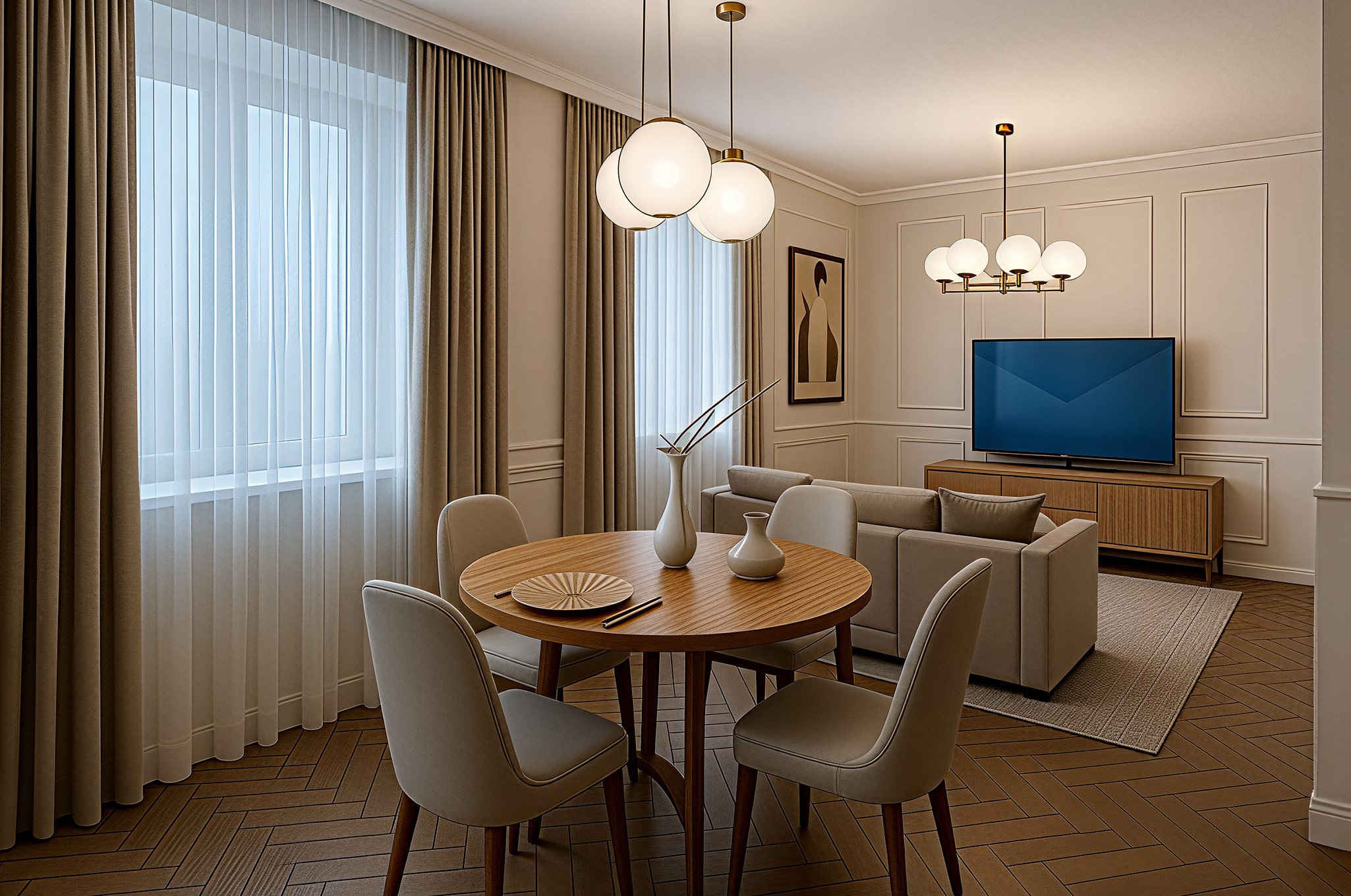 Mid-century interior style by Amazing Interiors