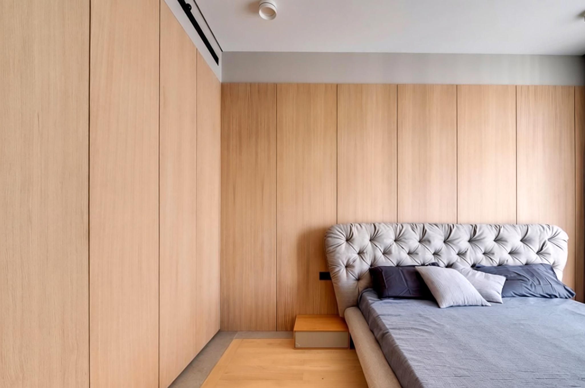 Wood and Concrete Minimalism Amazing Interiors - projekt wnętrz w Wilanowie