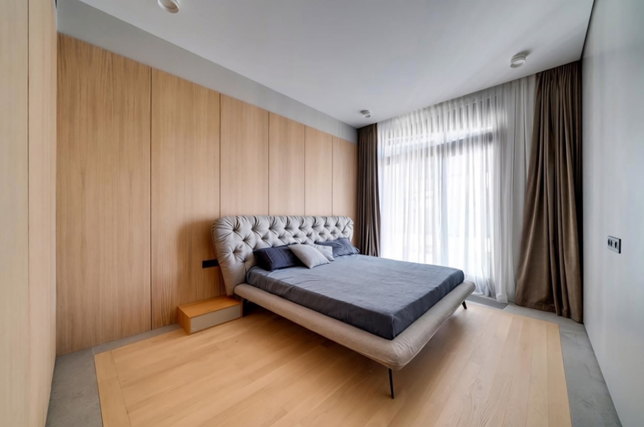 Wood and Concrete Minimalism Amazing Interiors - projekt wnętrz w Wilanowie