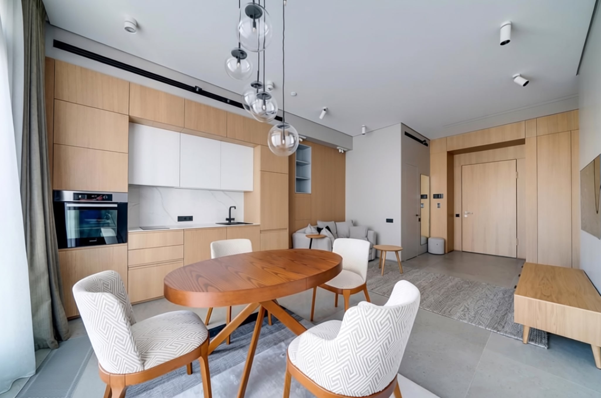 Wood and Concrete Minimalism Amazing Interiors - projekt wnętrz w Wilanowie