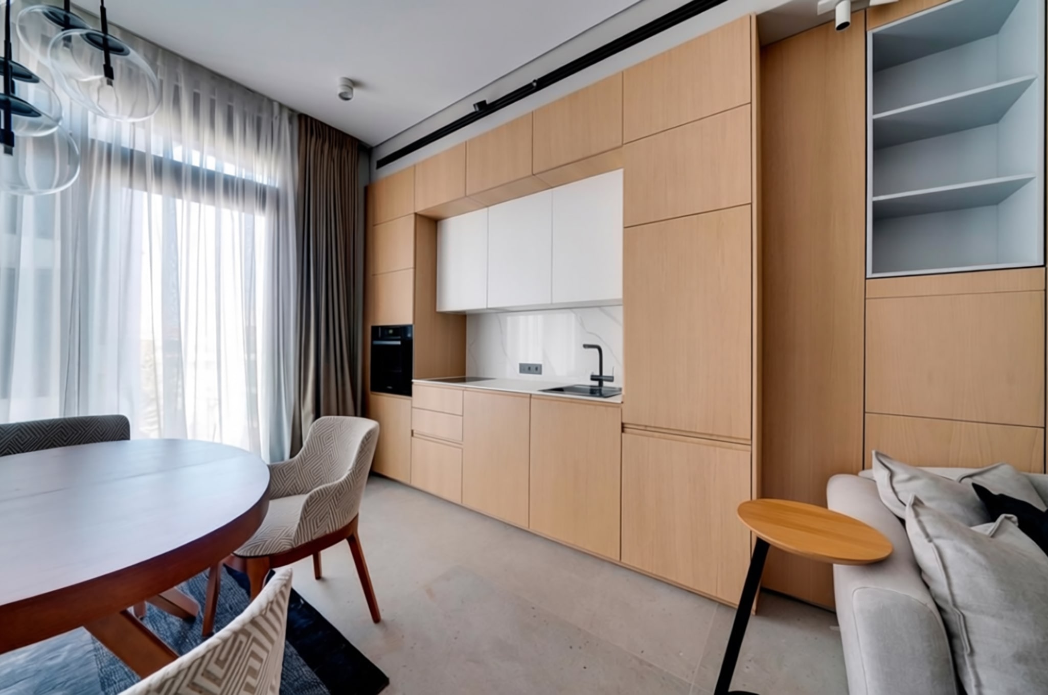 Wood and Concrete Minimalism Amazing Interiors - projekt wnętrz w Wilanowie