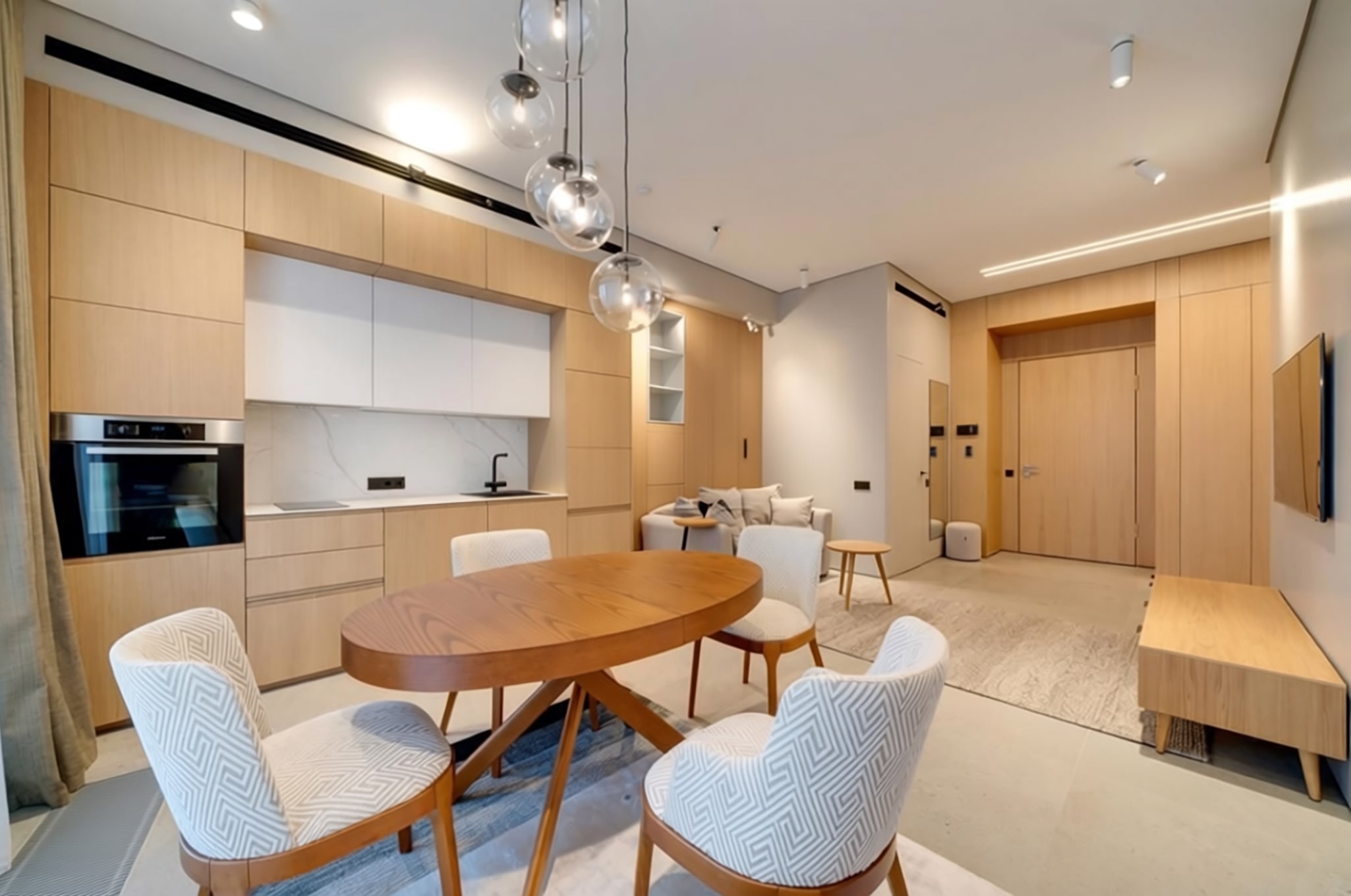 Wood and Concrete Minimalism Amazing Interiors - projekt wnętrz w Wilanowie